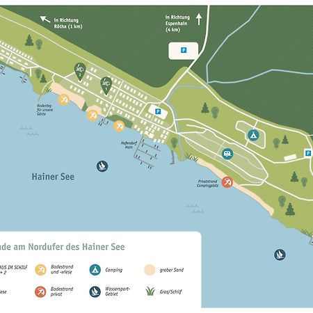 Haus Im Schilf 2 - Ferienwohnungen Am Hainer See Bei Leipzig Neukieritzsch Ngoại thất bức ảnh
